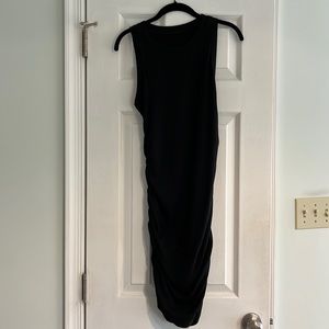 Shein Black Ribbed Sleeveless Dress - Size Small